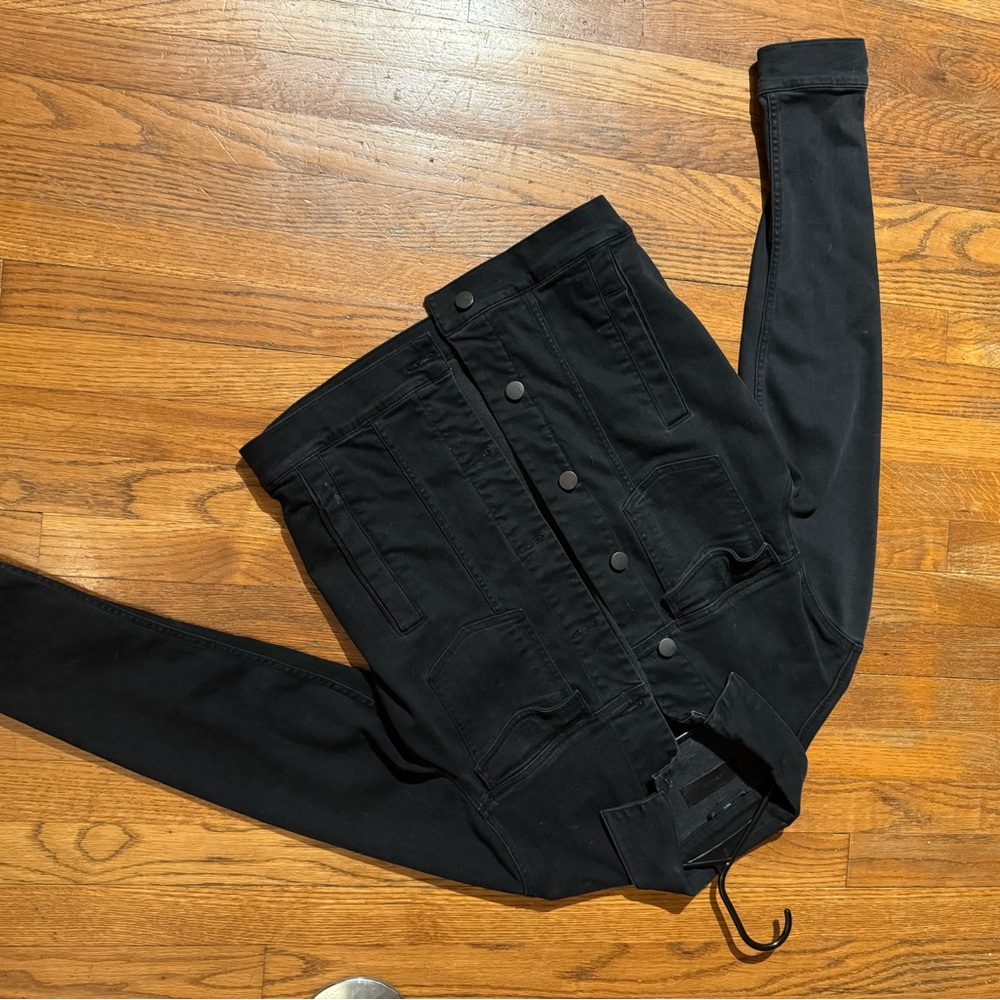 Black jean jacket
